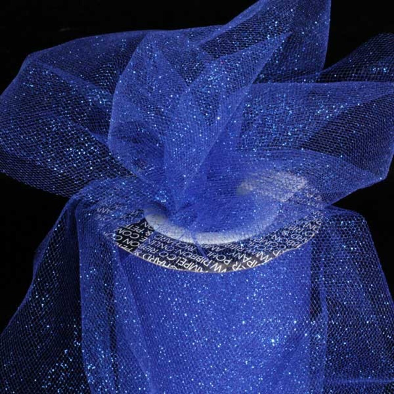 The Ribbon People Sapphire Blue Contemporary Tulle Craft Ribbon 6" x 110 Yards